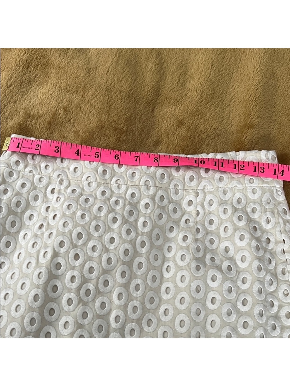 J. Crew | NWT Women’s Size 2P | White Eyelet Pencil Skirt - Picture 6 of 8